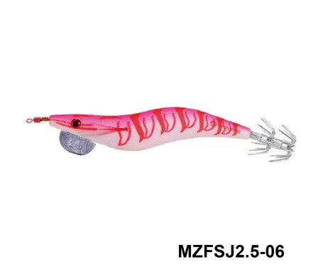 AQUA MARINE - Cloth Squid Jig Lure with Glow (2.5)